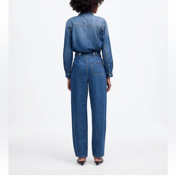 Madewell Blue Denim Women Jeans Overalls - Picture 5 of 12